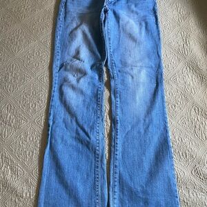Old Navy Blue Flare Wide Leg Jeans